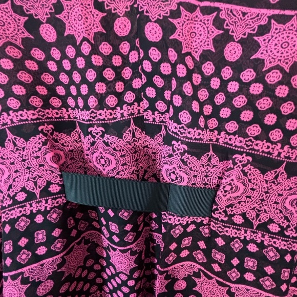Shinestar Pink and Black Patterned Tank Top - Picture 8 of 8